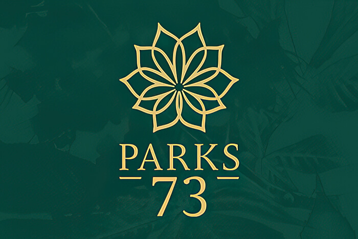 Vizuální identita a logo developerského projektu Parks 73 pro realitní marketing